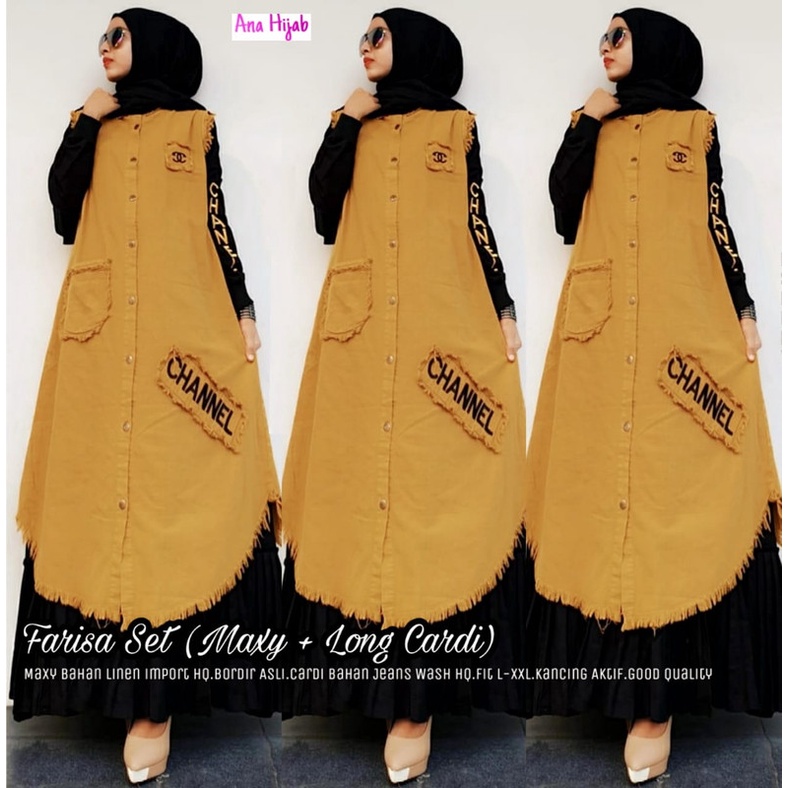 SETELAN JEAN ANJANI SETELAN ONE SET ANA HIJAB