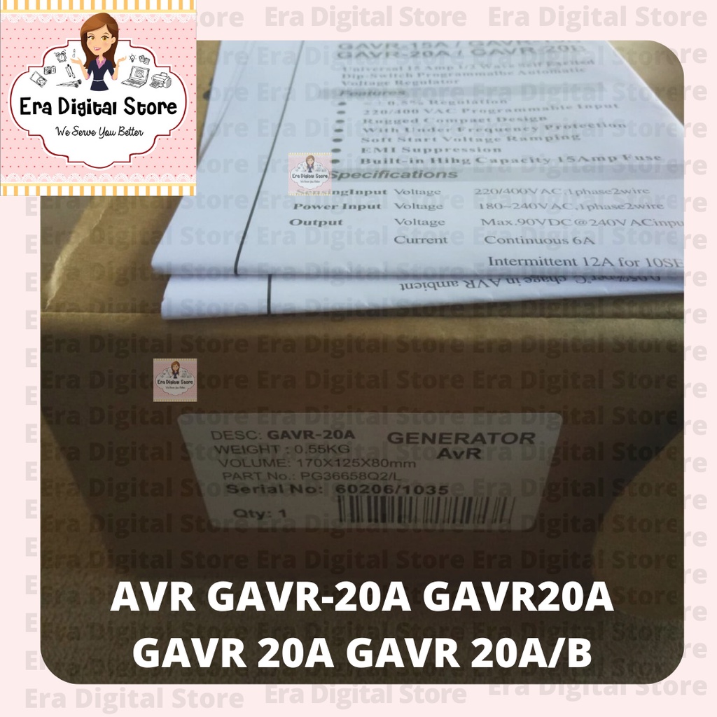 AVR GAVR-20A GAVR 20A GAVR20A GAVR 20A/B