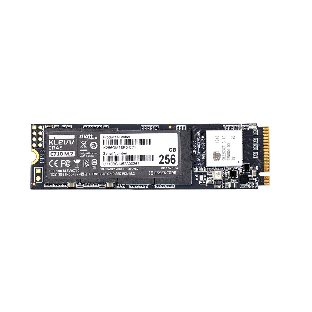 SSD M.2 NVMe KLEVV CRAS C710 256GB