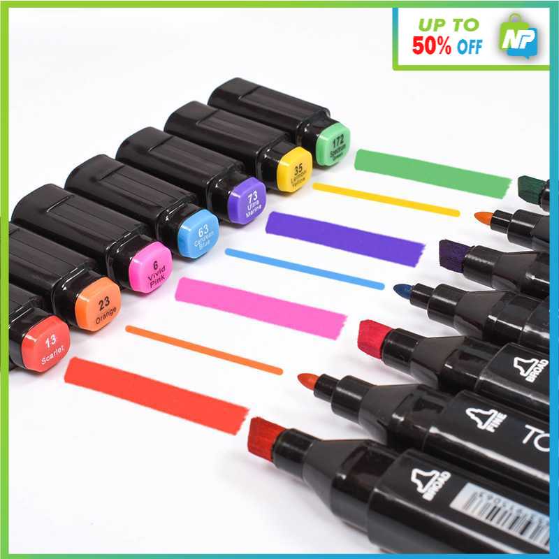 

Spidol Warna Lengkap Premium 2 Sisi - Spidol Stabilo Dual Side untuk Menggambar Fine Art 30 Warna