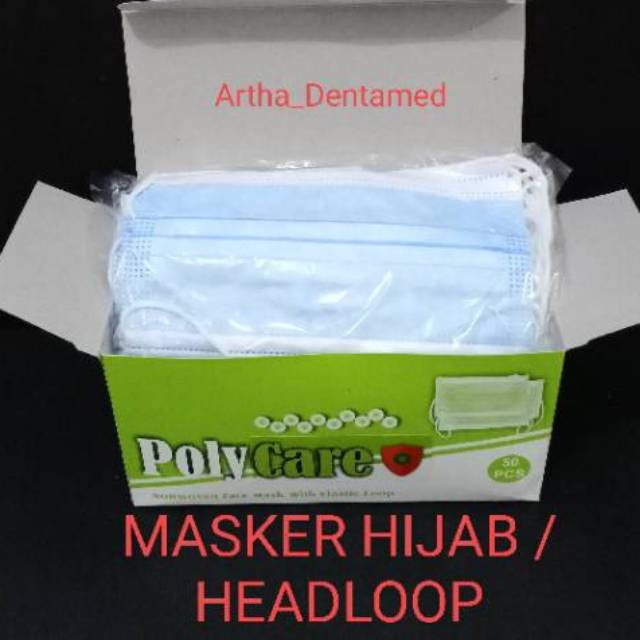 MASKER MEDIS HIJAB 3 PLY