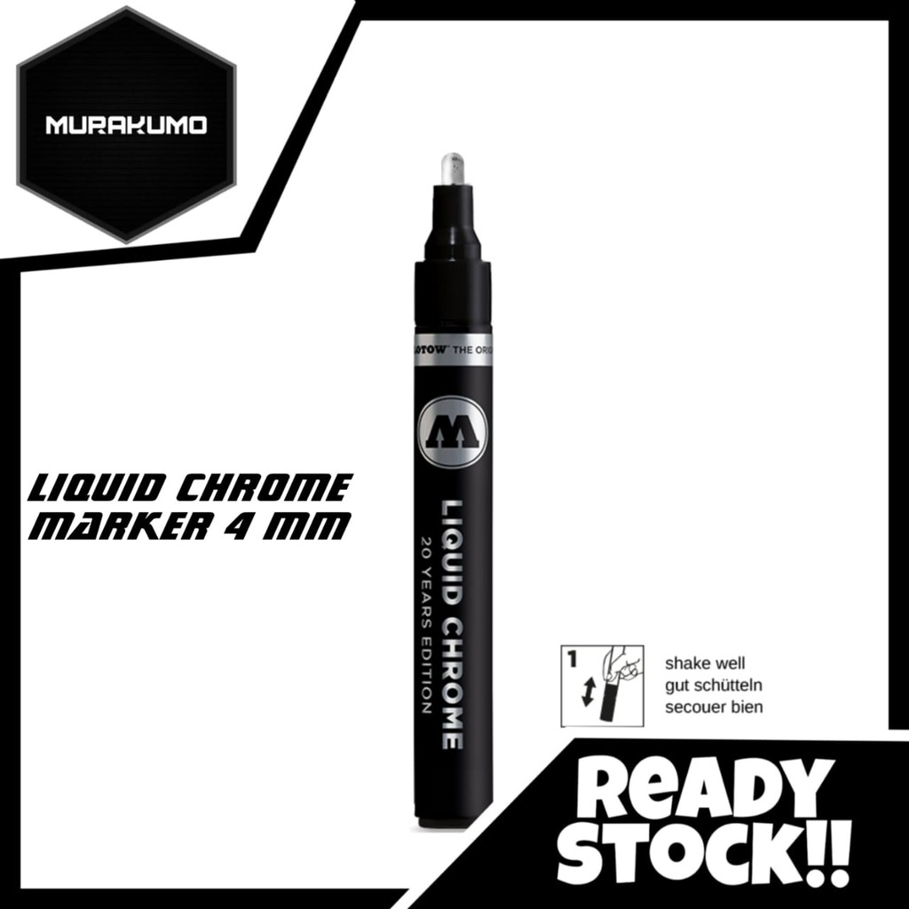 

MOLOTOW PEN LIQUID CHROME MARKER 4 MM