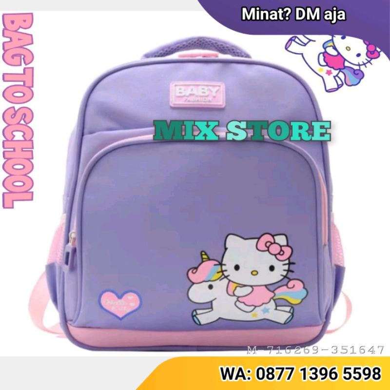 TAS RANSEL ANAK PEREMPUAN KUDA PONI
