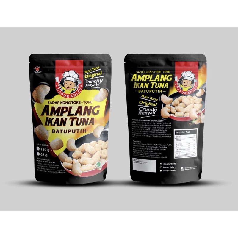 

DapurAdley Amplang Ikan Tuna 120g - Kemasan Standing Pouch