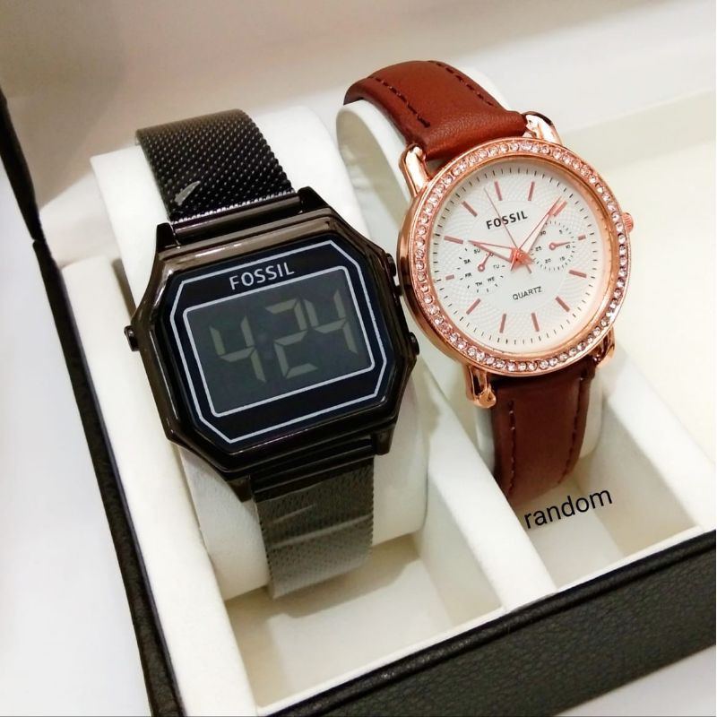 jam tangan terbaru FossiI digital free jam d.3,5cm. 160rb