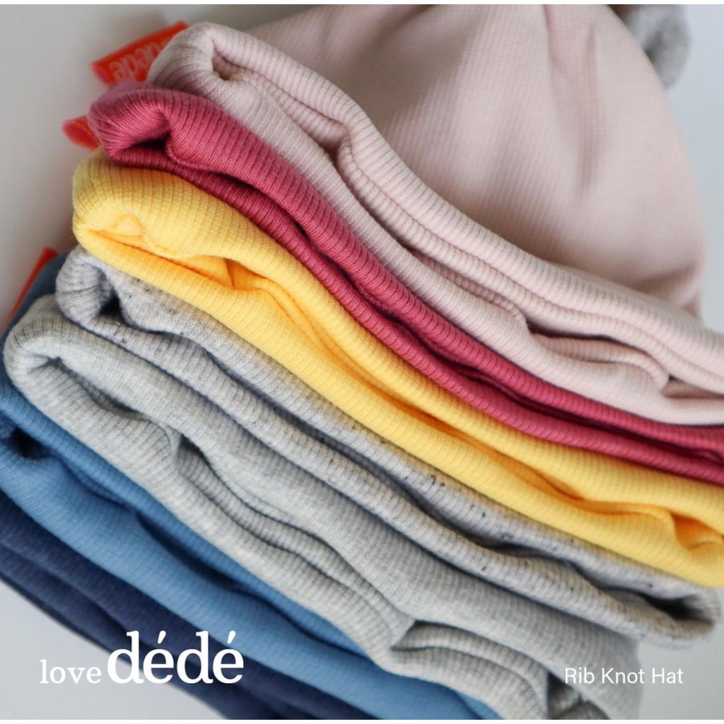 Rib Knot Hat - Topi Rib Tebal lembut kupluk bayi anak Lucu Terlaris Keren lovedede