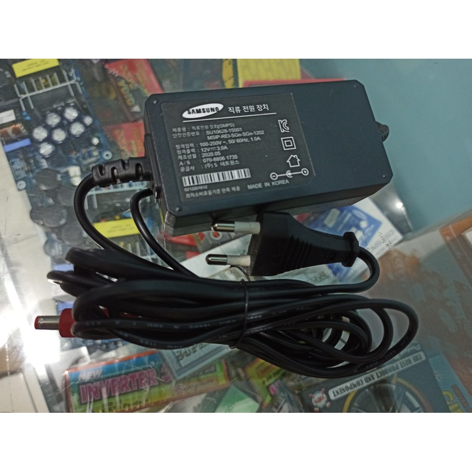 ADAPTOR 12V 3A SAMSUNG SWITCHING POWER SUPPLY 3000Ma BERKUALITAS TOP