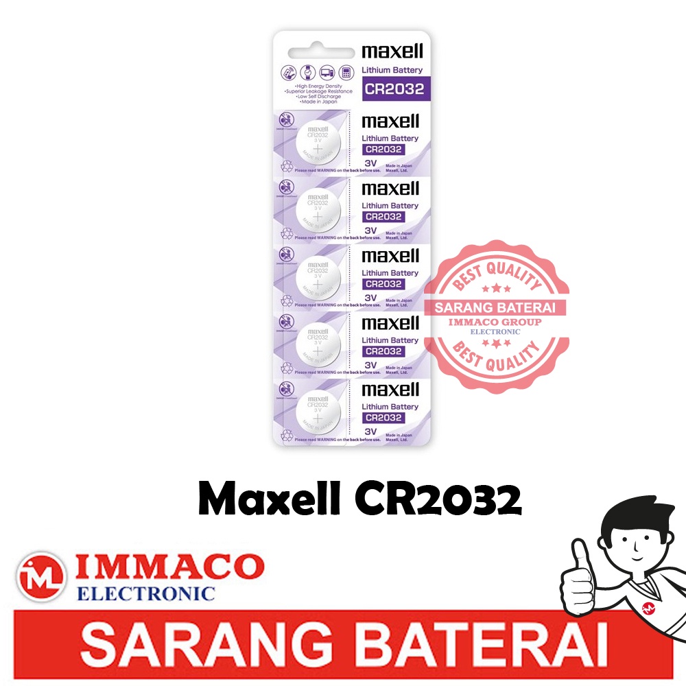 Baterai - Maxell CR 2032