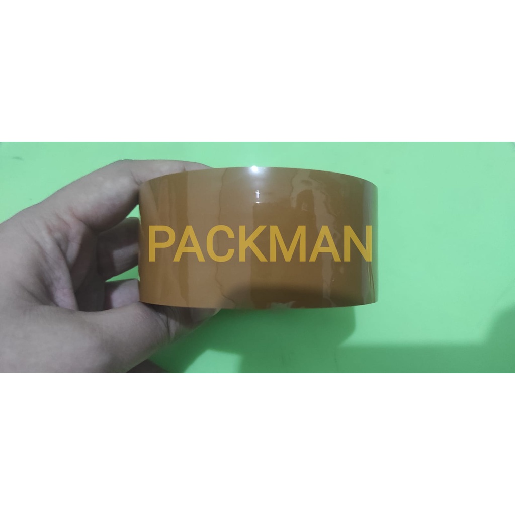 

Lakban coklat Ksatria 2 inch x 80y lengket kuat 45 micron