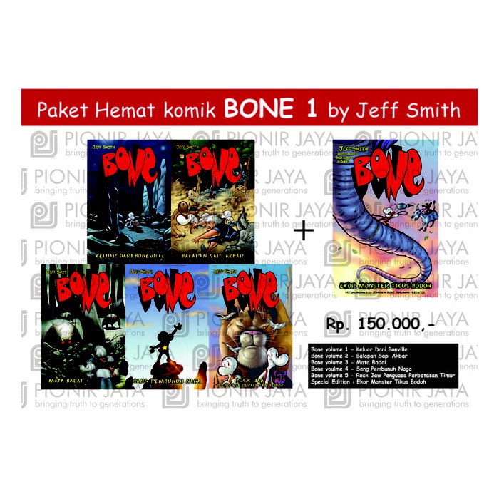 Paket Hemat BONE 1 by Jeff Smith
