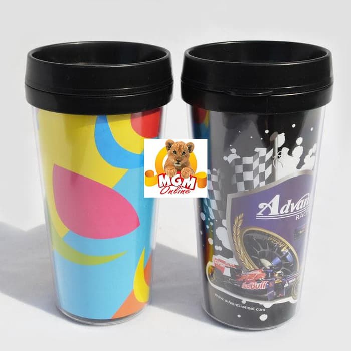 Botol minum tumbler promosi tumbler insert paper + FREE DUS 014MG