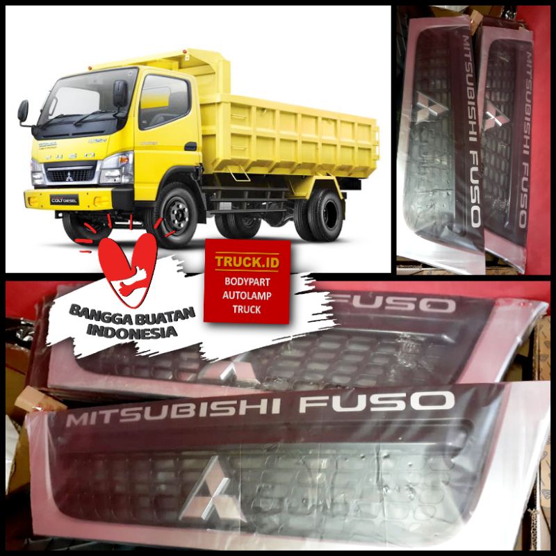 GRILL GRILLE RAM RAMBANG DEPAN PS CANTER 110/ 125 (CHROME) *8728