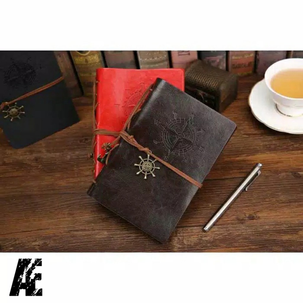 

Buku Catatan Binder Kulit Retro Pirate / Buku Agenda Kulit / Notebook