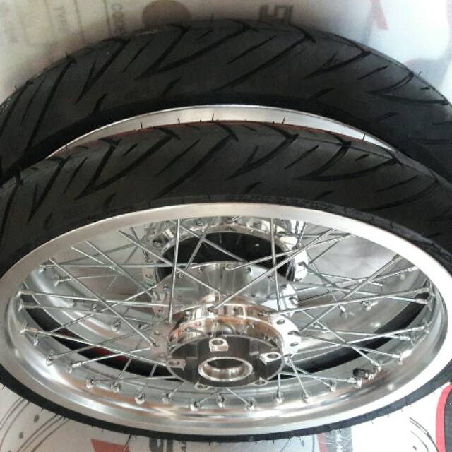 Velg vixion new lebar 140/140x17 plus ban fdr baru