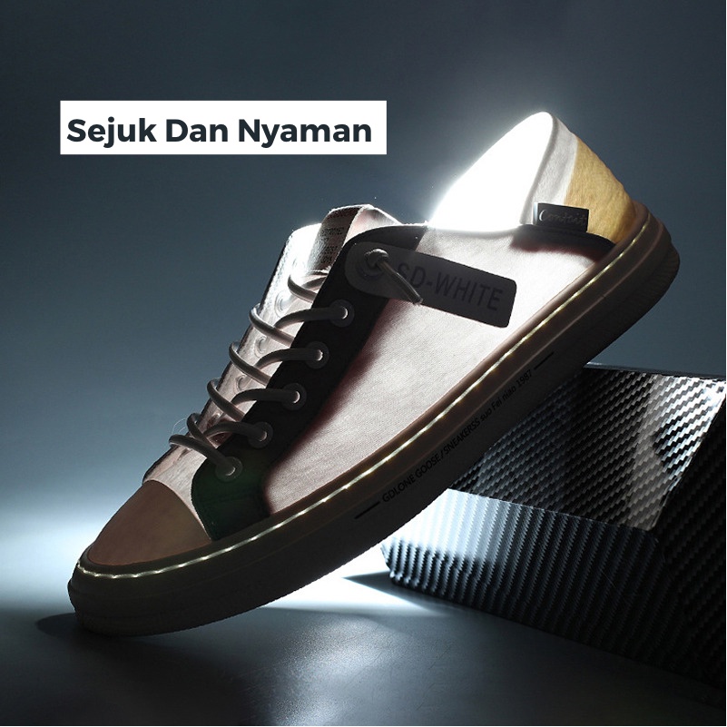 Mainland Sepatu Sneakers Pria Sepatu Sekolah Sepatu Fashion MC114