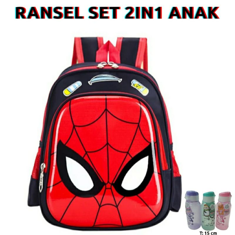 dem_sare / DS1134 - ABCD Tas Ransel Anak Sekolah Laki - Laki TK SD Paud Karakter Tas Anak Karakter Tas Ransel Anak Sekolah Backpack Mini Motif Cartoon