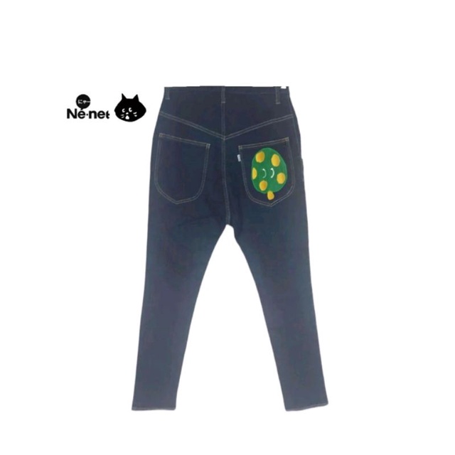 NE NET drop crotch pants