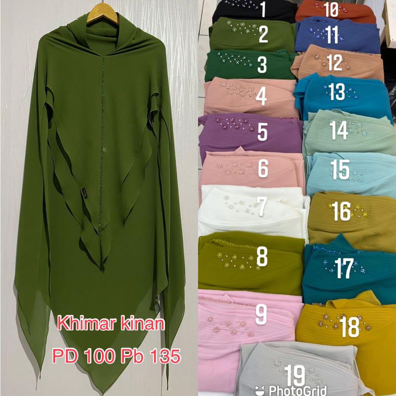 Khimar Kinan payet,original by avrilia hijab