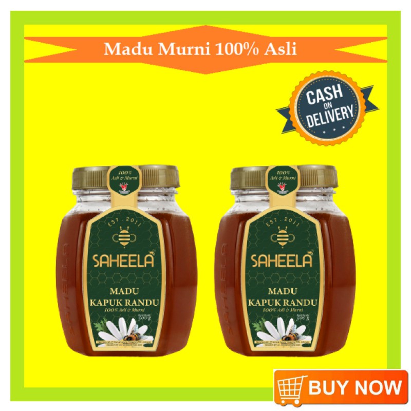 

Madu Asli 1kg - DINKES P-IRT N0. 1093318129172018-2023 - Madu Bunga Kapuk Randu - Madu Saheela