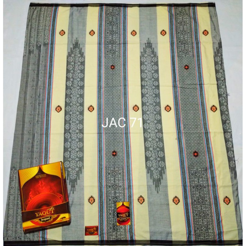 sarung atlas Yaqut Jacquard motif bhs