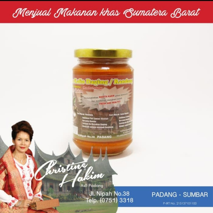 Bumbu Rendang / Bumbu Kalio Daging Christine Hakim Masakan Khas Padang