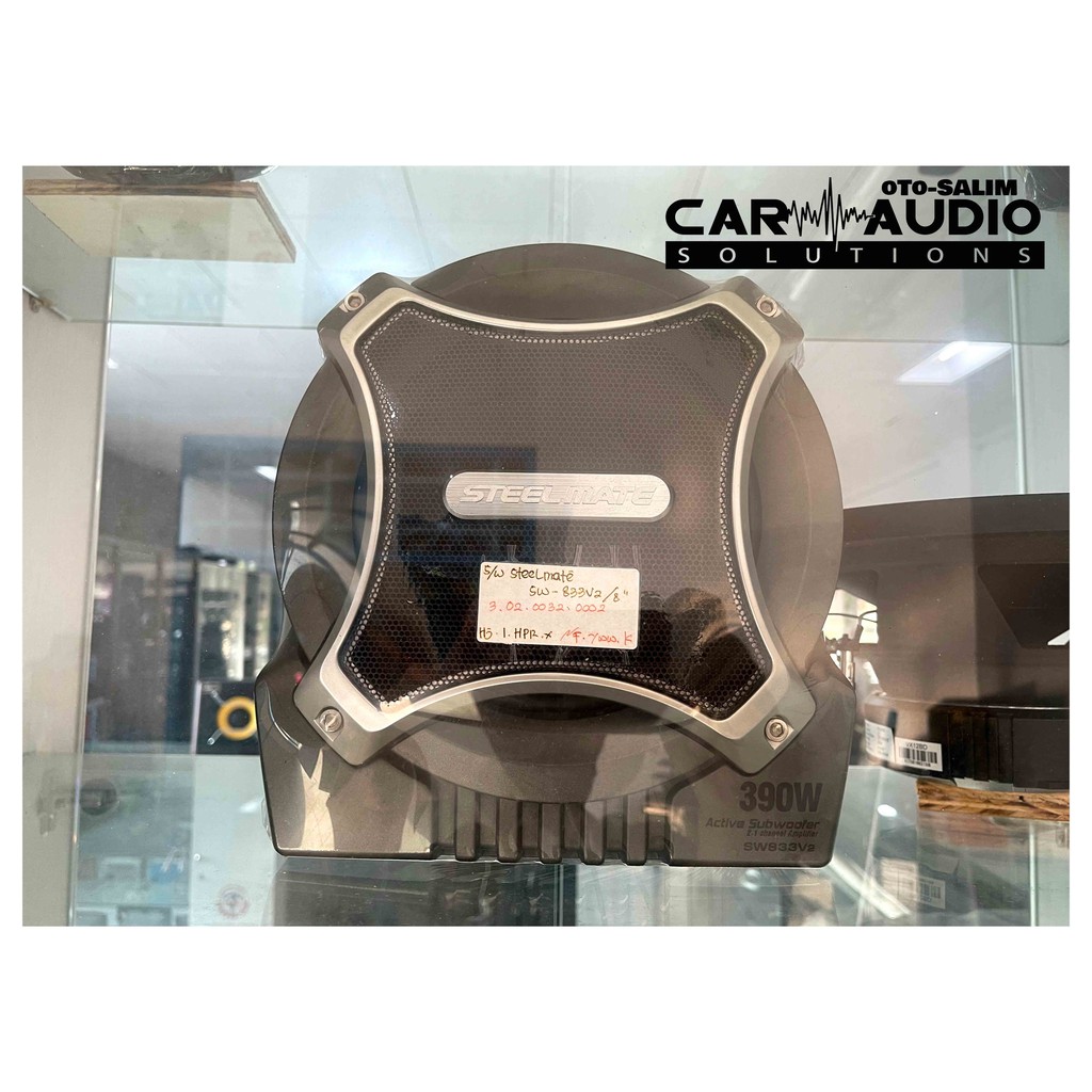 Steelmate SW833V2 Subwoofer Aktif Mobil Ukuran 8 inch