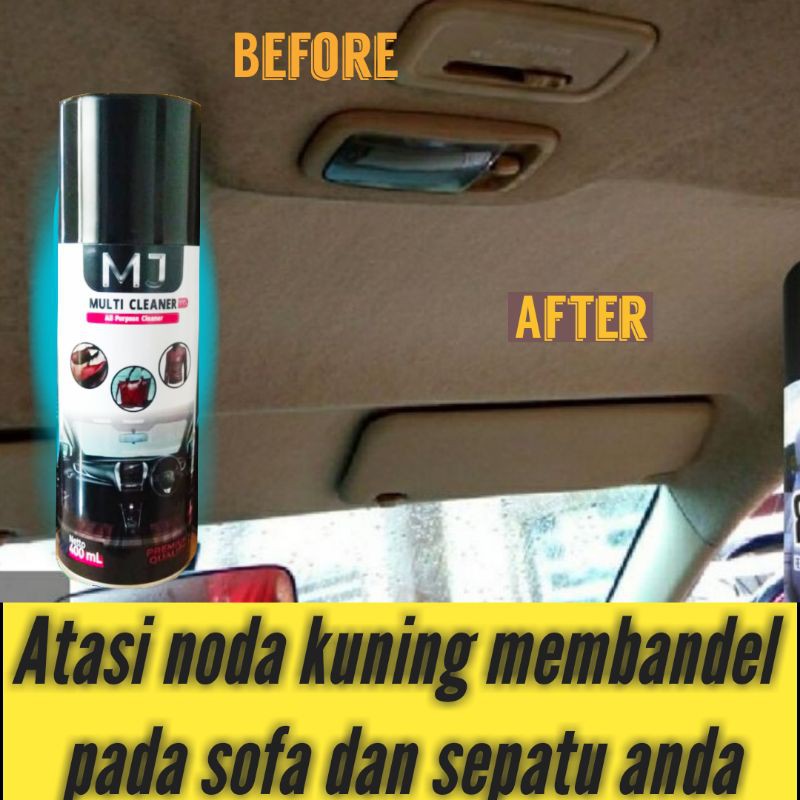 all purphose cleaner/pembersih tas kulit isi foam 400 ml /sofa /sepatu/interior mobil