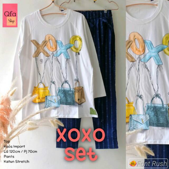 Setelan wanita Xoxo set