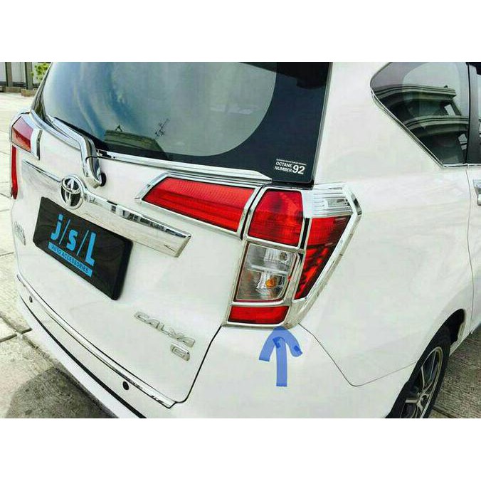 PROMO GARNISH GARNIS SIGRA LIST LAMPU BELAKANG CHROME - AKSESORIS MOBIL