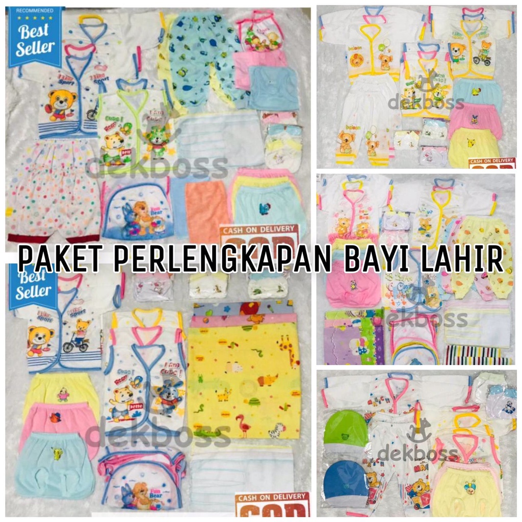 PVI Paket Perlengkapan Bayi Baru Lahir Lengkap untuk Kado | Paket Baju Bayi Newborn Baru Lahir sni | Perlengkapan Bayi Baru Lahir Newborn