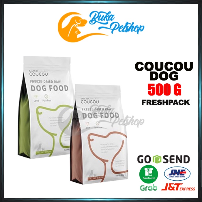 Makanan Anjing COUCOU DOGFOOD FRESHPACK 500G