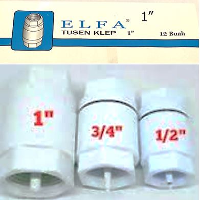 Tosen Foot Klep Elfa / Tusen Klep Elfa / Tosen termurah 1&quot;