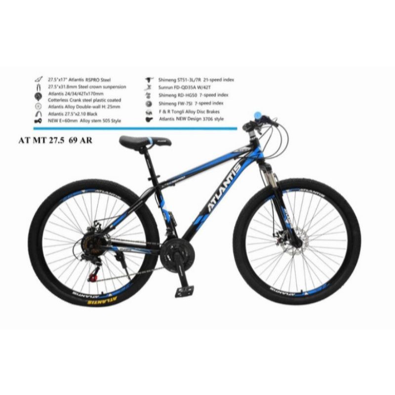 Sepeda Gunung 27.5 Inch ATLANTIS 69 AR