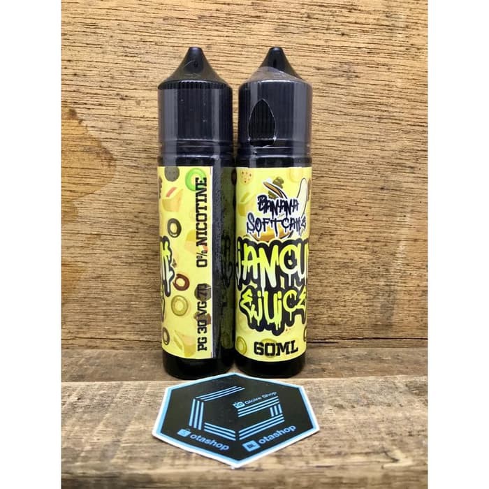 Banana Soft Cake by Jancuk Ejuice 60ml 0mg liquid softcake pisang