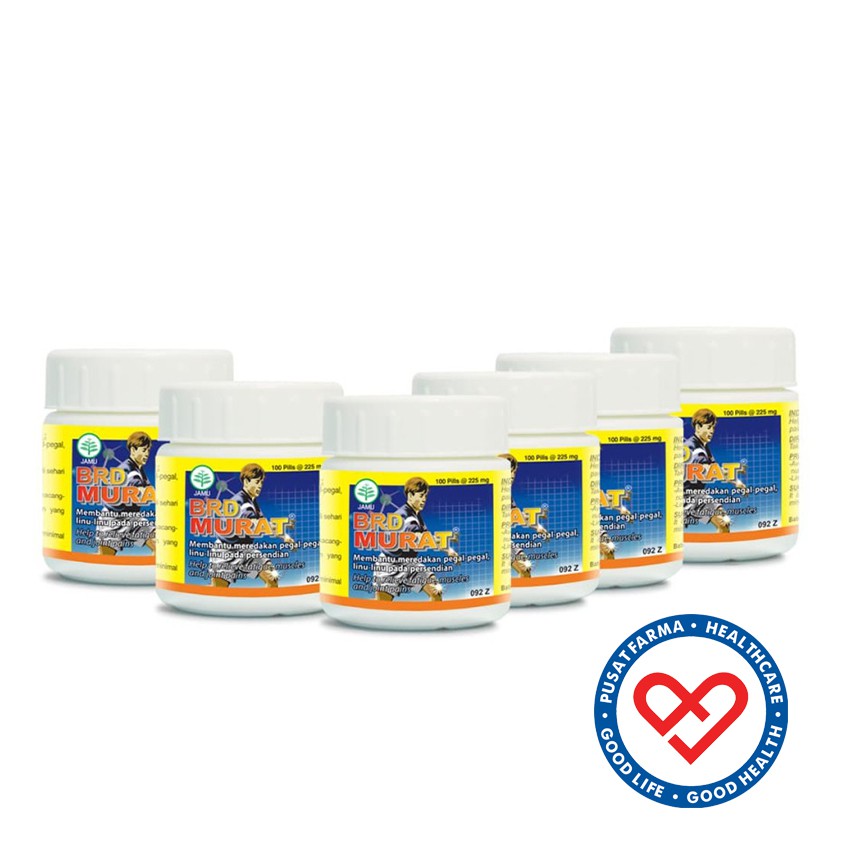 

Borobudur Herbal Murat 100 Pil Obat Asam Urat Nyeri Sendi 6 botol