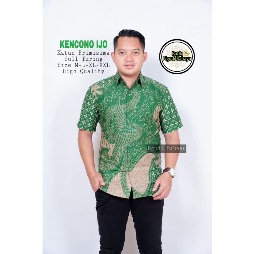 BATIK PRIA TERBARU S M L XL XXL BAJU kemeja batik pria lengan PENDEK NAVY HITAM MARRON DONGKER