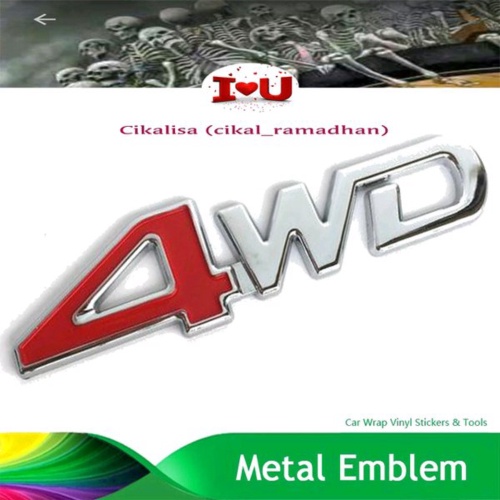 Emblem 4WD Red
