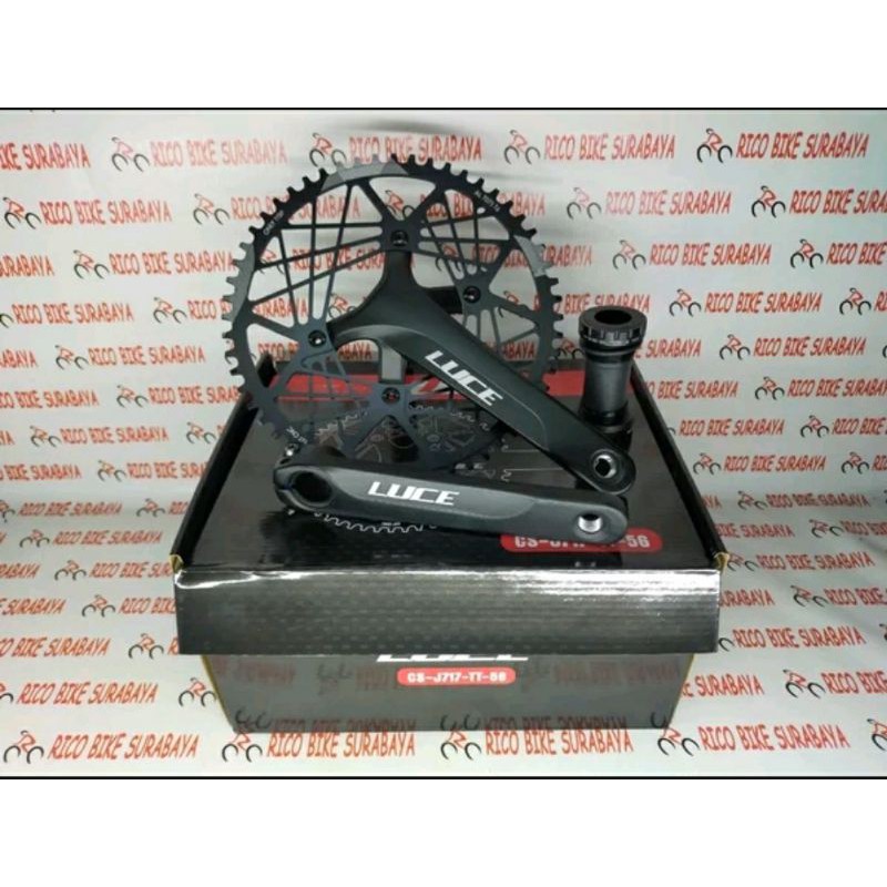 CRANK SET LUCE HT2 SINGLE 56T INCLUDE BB