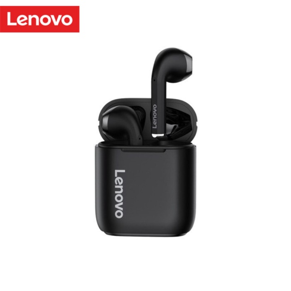 Promo LENOVO LP2 TRUE WIRELESS BLUETOOTH EARPHONE TWS NOISE REDUCTION - Hitam Berkualitas