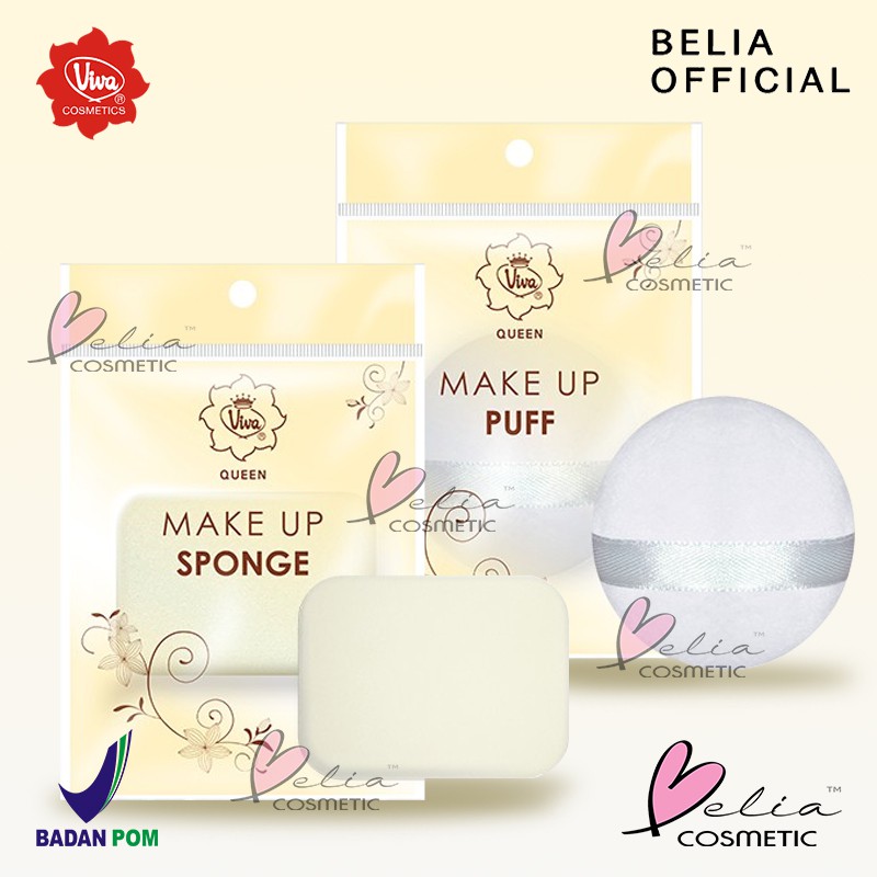 ❤ BELIA ❤ Viva Puff Sponge Rembuk Bedak Spons