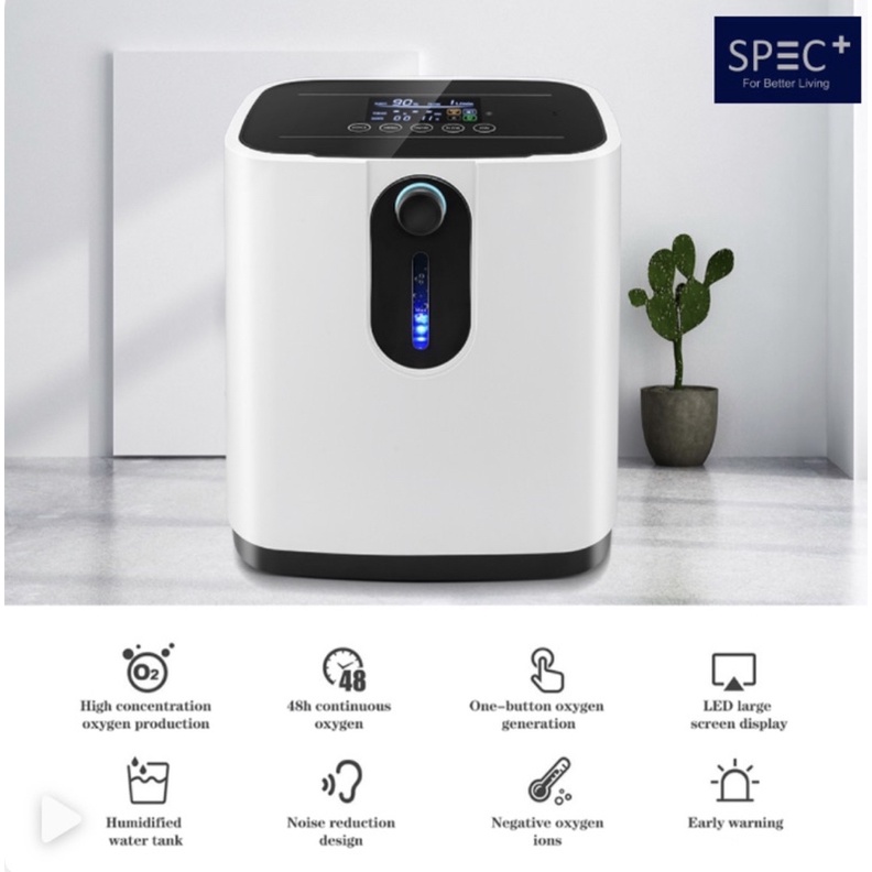 SPEC+ 99Z1 Oxygen Concentrator Rumah Mesin Pembuat Oksigen Home Homecare Potrable