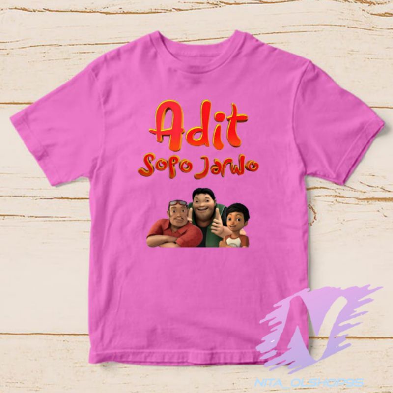 baju Adit sopo Jarwo kaos anak adit solo dan Jarwo cinema series tv