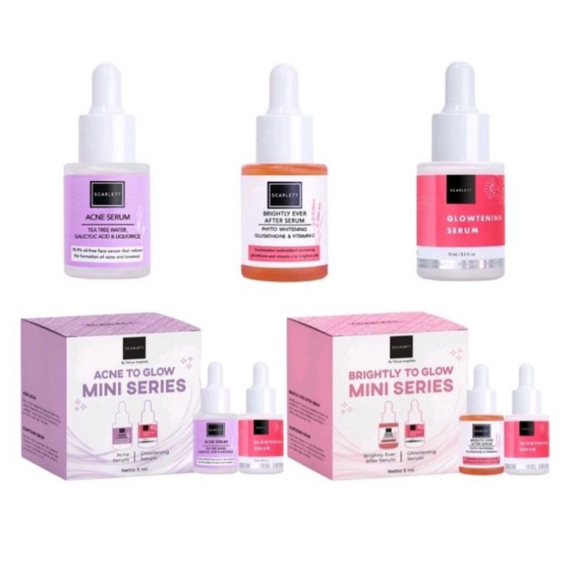 Scarlett Glowtening Serum / Brightly Ever After Serum / Acne Serum / To Glow Mini Series