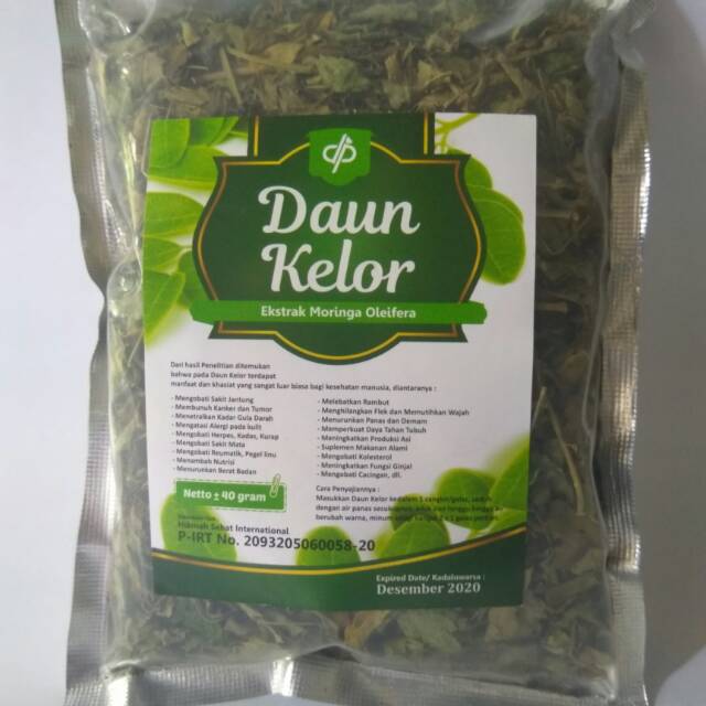 

Teh Seduh Daun Kelor