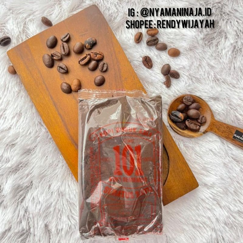 

Kopi robusta bubuk asli semende 101 kemasan 95rb