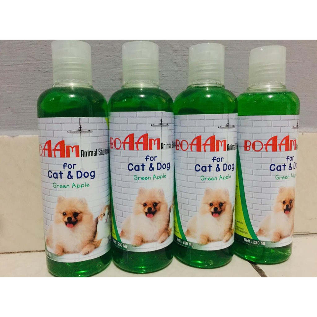 BOAAM SHAMPOO KUCING &amp; ANJING GREEN APPLE 250ML