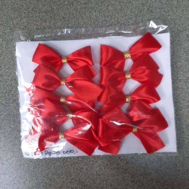 

Pita Jadi Hiasan Merah isi 10 pcs per bungkus