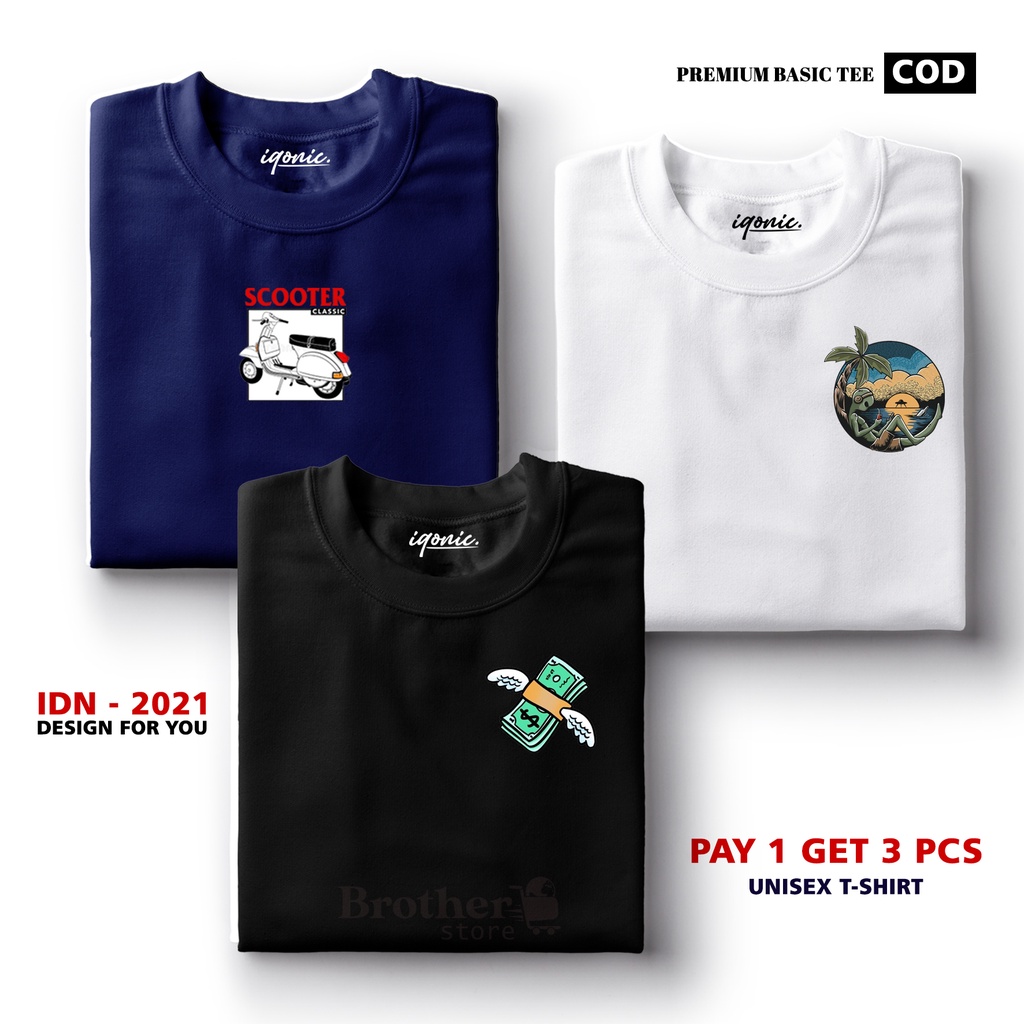 BUY 1 GET 3 PCS ( PROMO COD ) BROTHER STORE / Kaos Distro100% Catoon Combed 24s / ArticelSPM