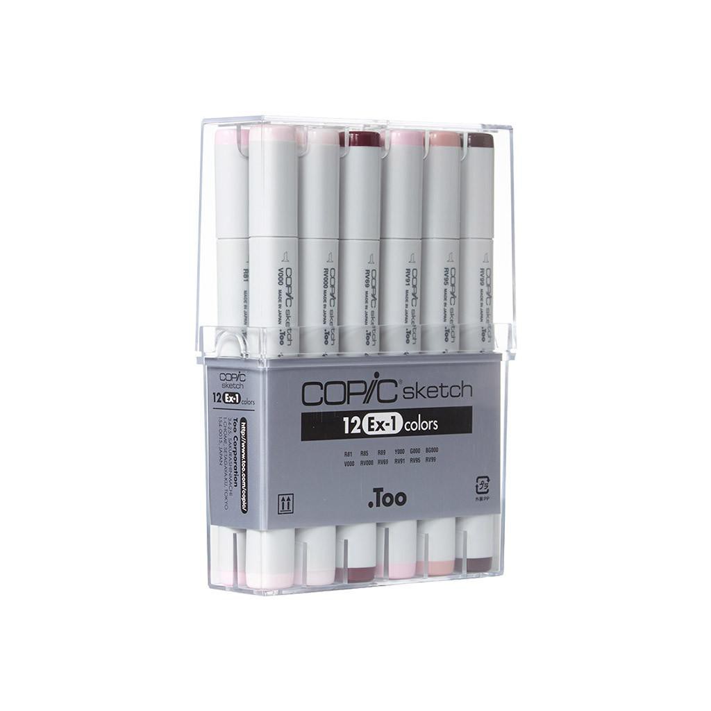 

COPIC Sketch 12 Color EX-1 - Ref.CSM/12E1