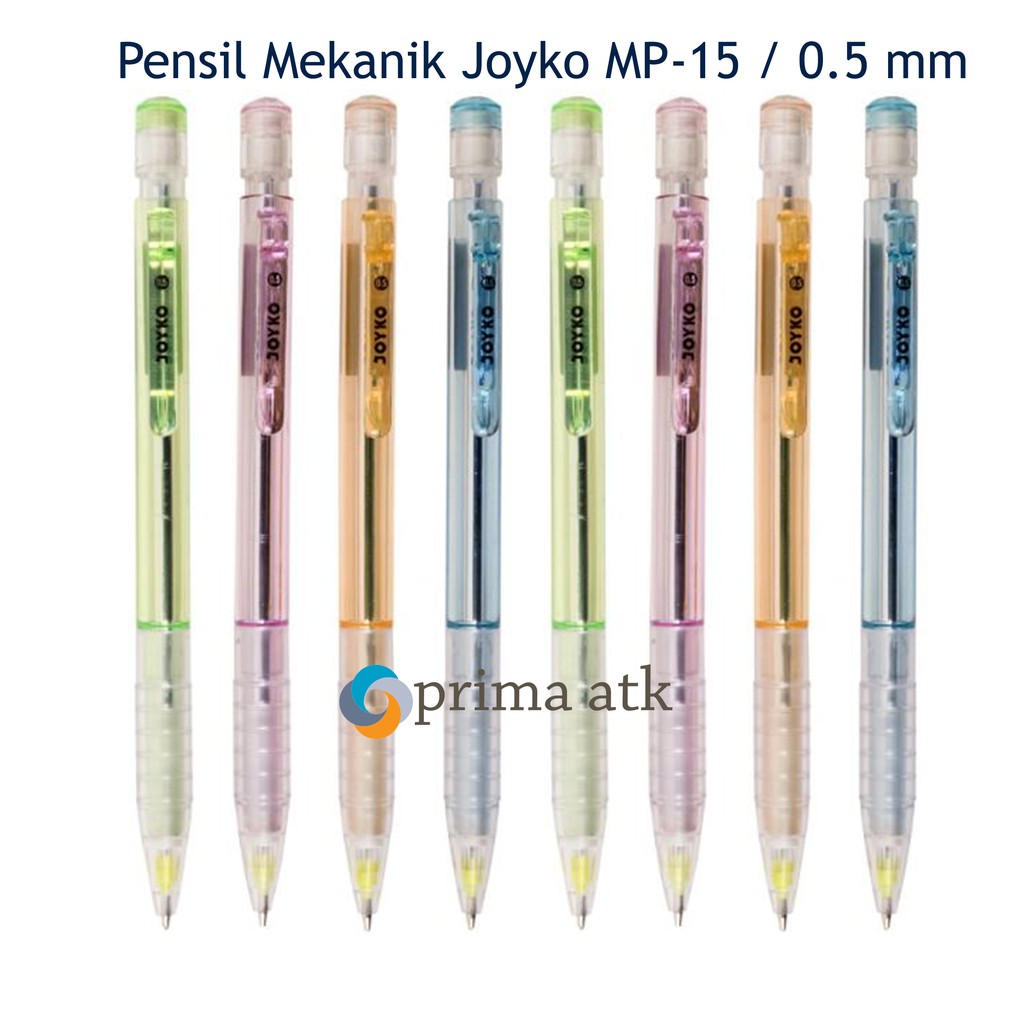 

PENSIL PENCIL MEKANIK MECHANIC LUCU WARNA HITAM JOYKO MP-15 0.5 MM MECHANICAL PENCIL
